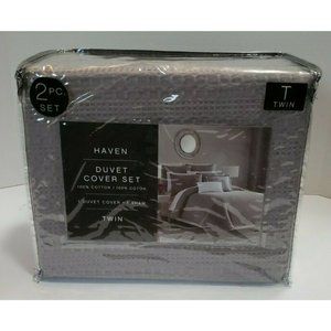 NWT Royal Heritage Home Haven Duvet Cover Set Twin